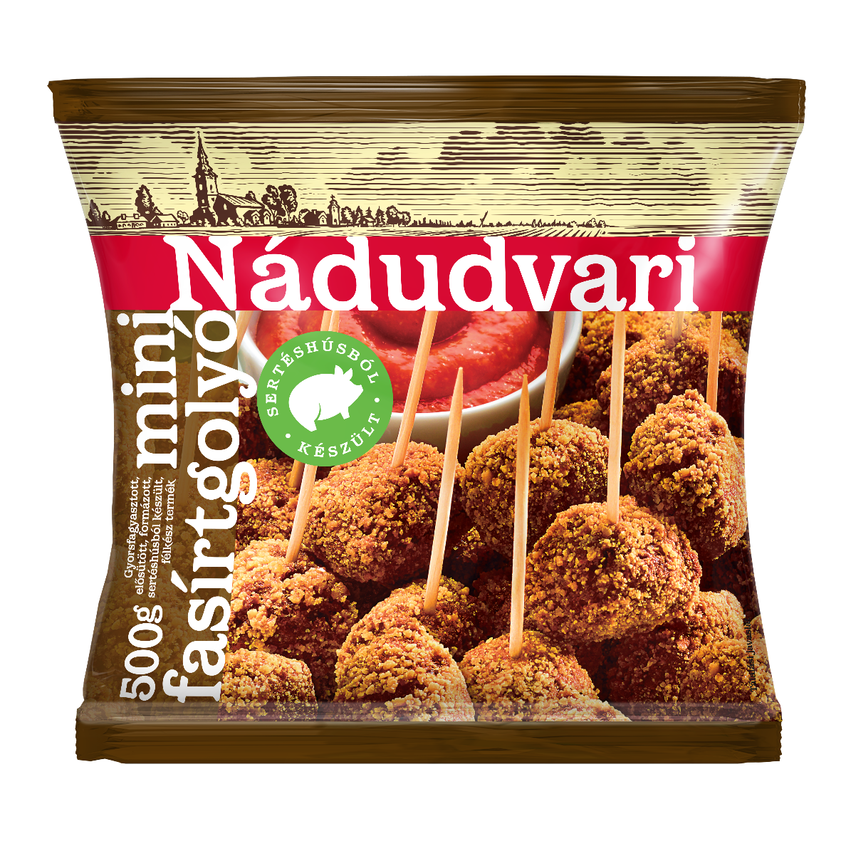 Nádudvari mini fasírtgolyó 500g